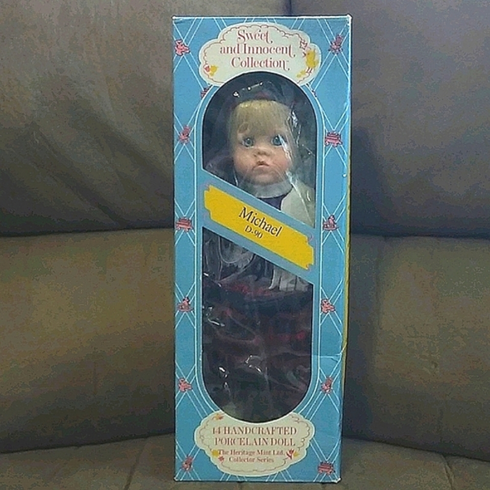 NEW Handcrafted Porcelain Doll named MICHAEL